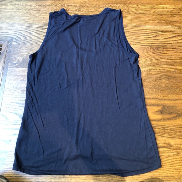 j Crew navy blue tank top. Size small. - Picture 3 of 4